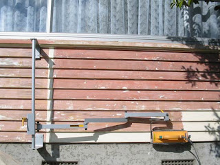 Using Infrared stripping machine to completely remove all paint.