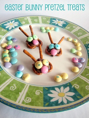 Easter Bunny Pretzel Treats 5