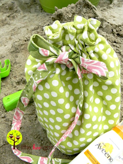 beach comber bag tutorial