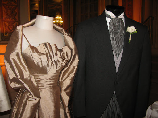 Gorgeous bridesmaid dress and wrap from Simple Silhouettes.