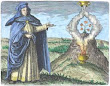 Maria The Jewess From Maier Symbola Aurea Mensae Franckfurt 1617