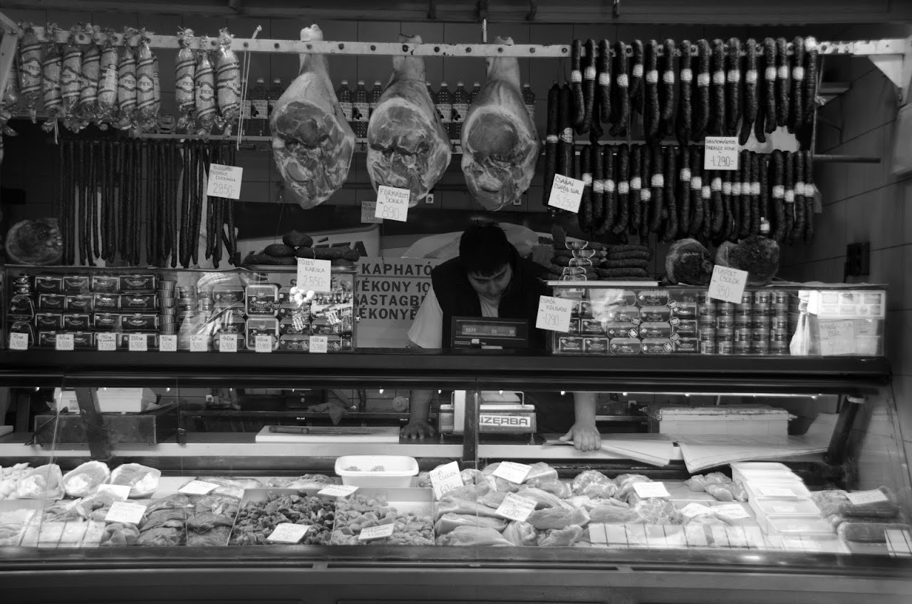 Budapest meat vendor