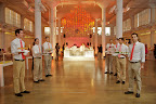 Guests were greeted by Peter Callahan's waiters, a gorgeous ice bar from Okamoto Studios, and a beautiful lucite chandelier by style editorial assistant Erin Furey. Guests were greeted by Peter Callahan's waiters, a gorgeous ice bar from Okamoto Studios, and a beautiful lucite chandelier by style editorial assistant Erin Furey.