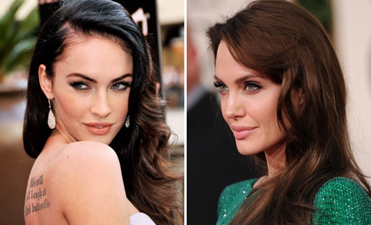 famosos-parecidos-megan-fox-angelina