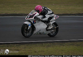 ASBK Queensland Raceway. Saturday qualifying and races.  2012 Round 3 - Support categories