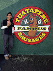 Tuatapere, the capital of sausages. Of course i have to get some.