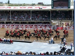 9350 Alberta Calgary - Calgary Stampede 100th Anniversary - Stampede Grandstand RCMP Musical Ride 9350 Alberta Calgary - Calgary Stampede 100th Anniversary - Stampede Grandstand RCMP Musical Ride