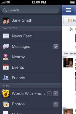 Facebook para iPhone