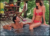 Relax and Unwind in the Private Hot Tub