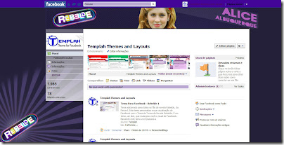 Tema skin para Facebook Rebelde Tema skin para Facebook Rebelde