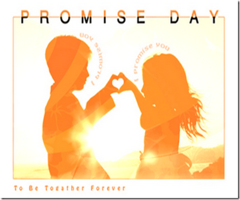 Happy promise Day Wallpapers 2012 : Latest Pics of Promise Day
