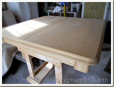 Solid Wood Table stained 008a
