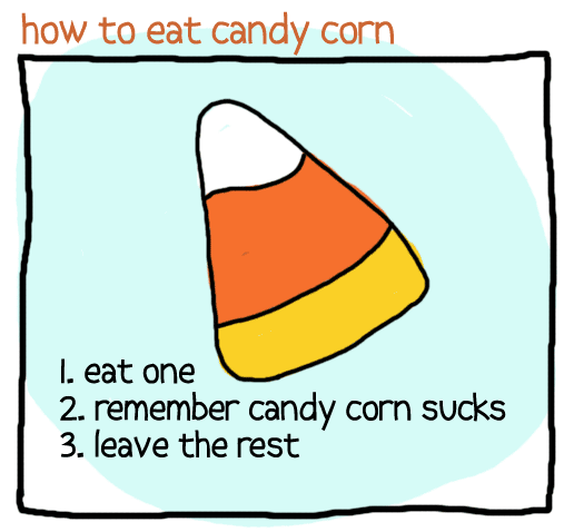 how to eat candy corn