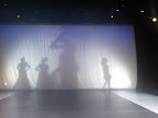 The show was held at Alvin Ailey American Dance Theater. The models' entrance was so dramatic.