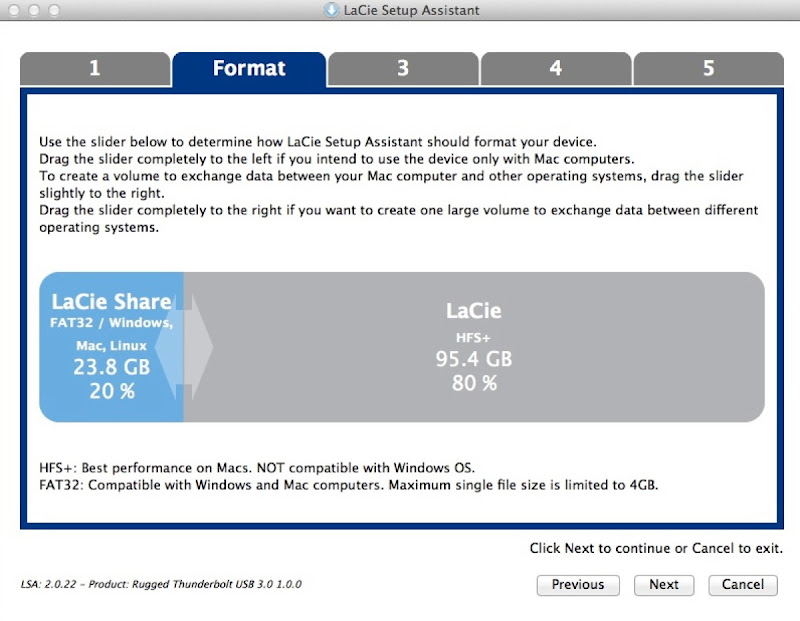 LaCie Setup Assistant 4