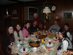 c0 The Cairns clan in Erie at Christmas, 2006. L-R: Ashley, Linda, Chelsea, Jerry, Mom, Dad, Charlie, Jing