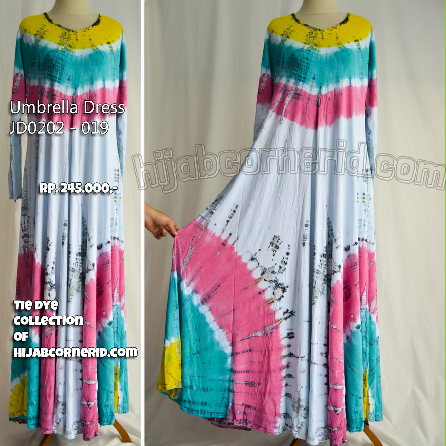Baju Pelangi Umbrella Dress Kualitas Terbaik Baju pelangi panjang