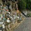 On your way down you see hundreds upon thousands of plaques, each from successive pilgrimages to the cathedral.