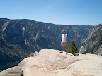 On top of Yosemite Point