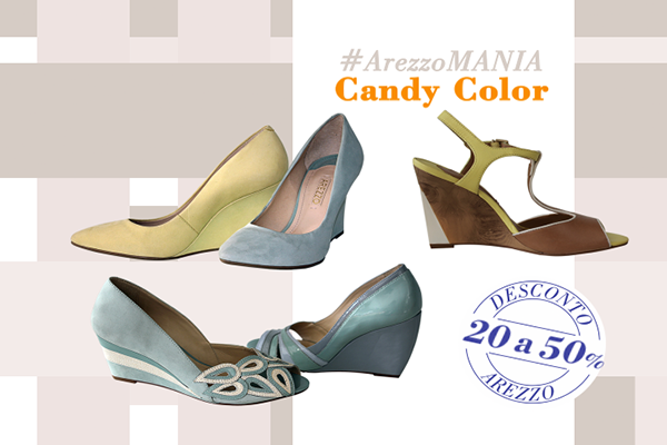 Liquidação AREZZO Hot Summer Week (Verão 2013) – Bolsas e sapatos com até 50% OFF arezzo hot summer 2012 candy color