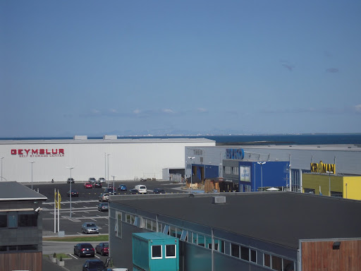 It's so incredibly clear, you can see northwest across the bay. I forget the name of that town, unfortunately.