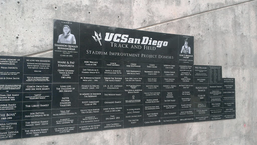 UCSD Track & Field Plaques