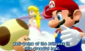 Super Mario estrelando "Férias Frustradas com a Família"