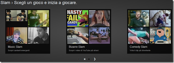 YouTube Slam categorie video
