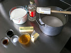 Assemble all of your ingredients before starting. Molten caramel doesn't wait!
