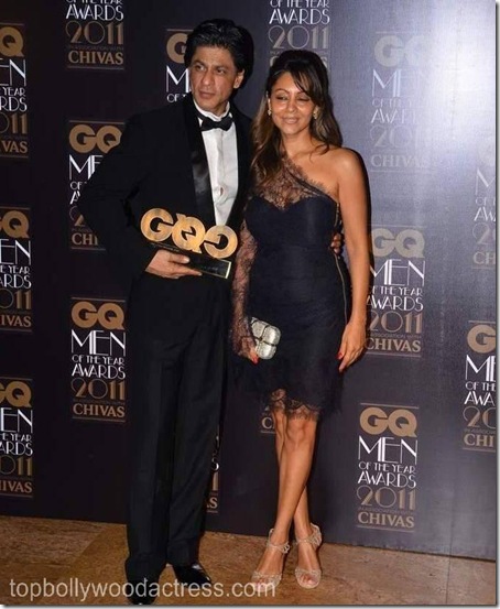 Shahrukh Khan_ Gauri Khan at the GQ Men Of The Year Awards 2011 in Grand Hyatt_ Mumbai on 29th Sept 2011 _126_