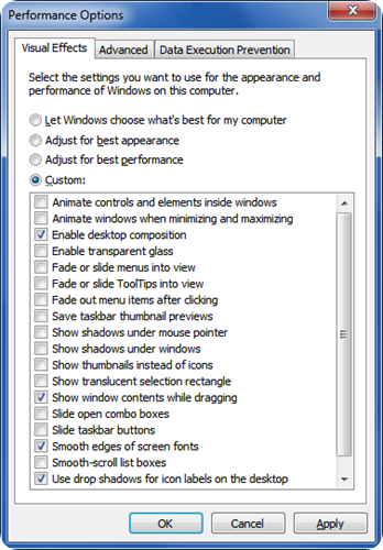 performance win7 performance win7
