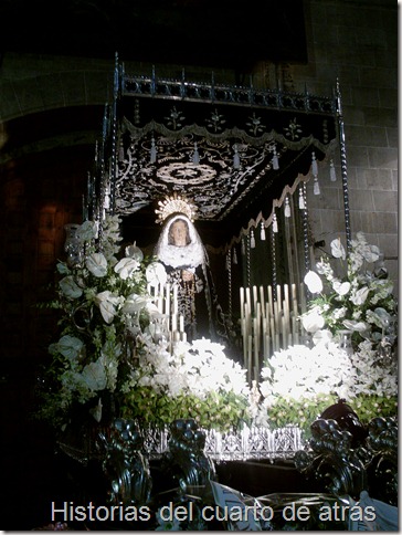 Virgen de la Soledad Benlliure Virgen de la Soledad paso procesión Semana Santa Salamanca