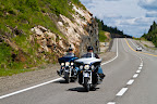 Scenic rock cuts along Hwy 17 just