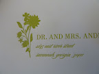 I liked the mix of type faces and the floral addition to the envelope.