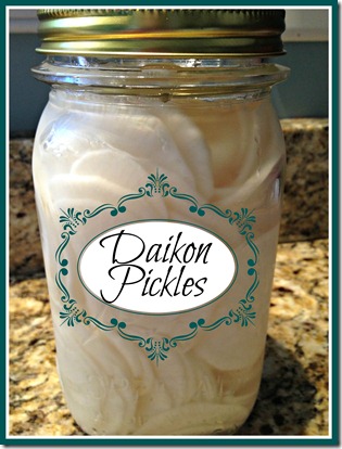 daikon pickles