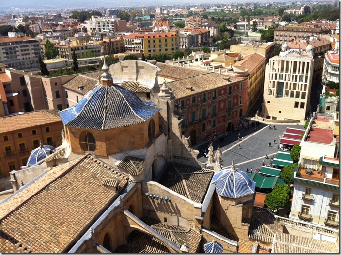 Vista desde la Torre de la Catedral de Murcia-CuadernodePilibyLuzVB Vista desde la Torre de la Catedral de Murcia-CuadernodePilibyLuzVB