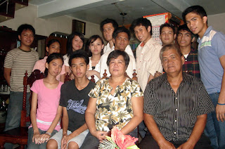 February 22: Maricar Pajaron with brother, mother and father