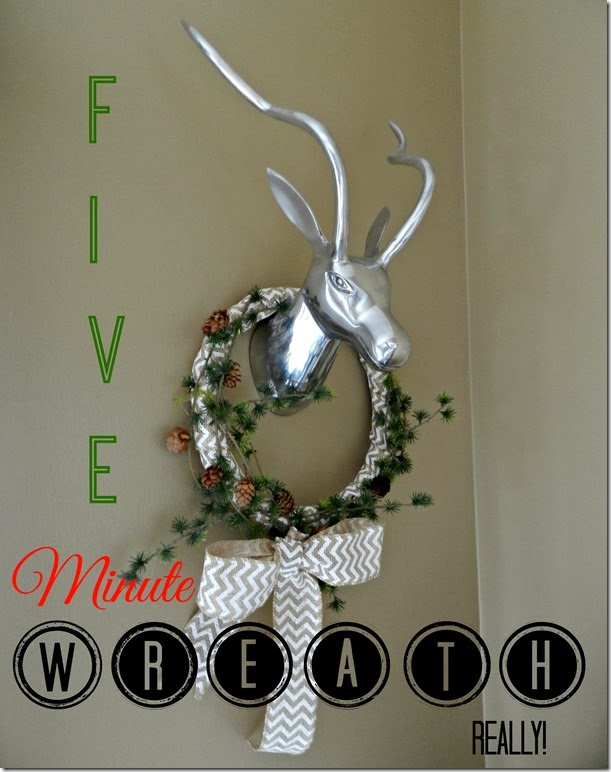5 minute wreath 5 minute wreath