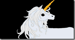 Unicorn in color light blue and grey2