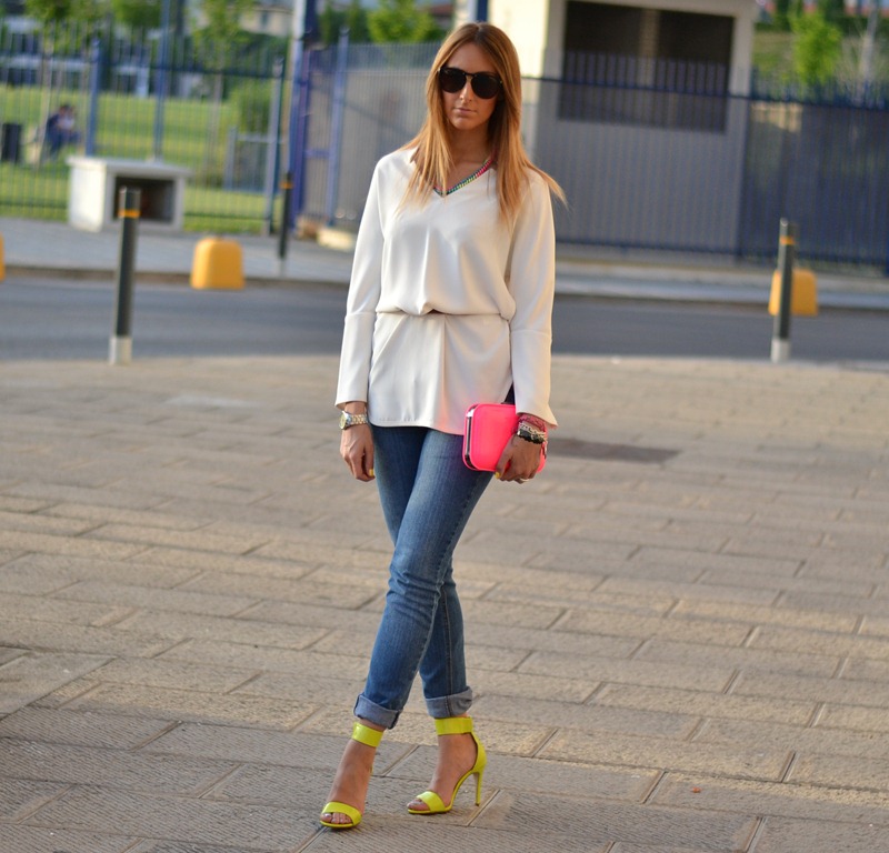 neon, zara, h&m, outfit, blogger, fashion blogger, italian fashion blogger, cheap monday