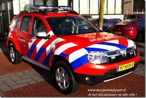 Dacia Duster als brandweer 01