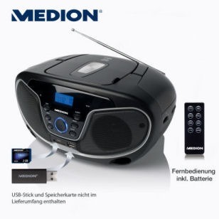 Medion Life E66224 MD 84101 sound system for € 39.99 in Aldi Nord offer