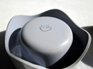 Helit Sinus ashtray gray imprint