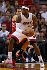 lebron james nba 130123 mia vs tor 01 Boston Outlasts Miami in 2nd OT. LeBron Debuts Suede X PE!