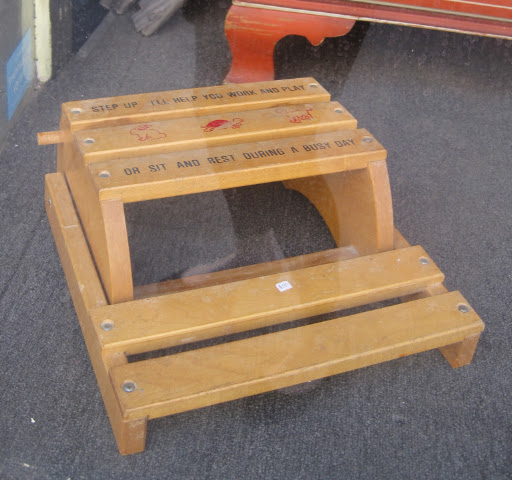 How sweet is this little step stool.