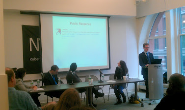 Social Media and Hurricane Sandy panel, November 27, 2012