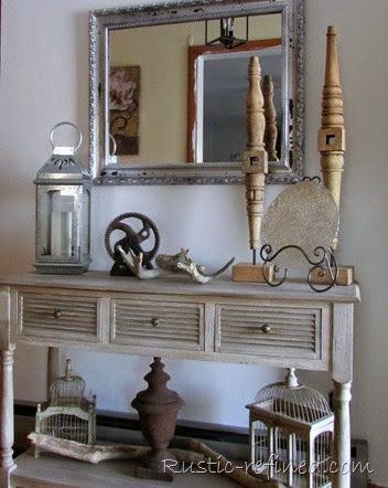 Updating a foyer or entryway with a simple one day DIY paint project.
