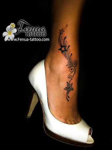 Photo tatouage cheville pied pour les soins et la beaut des pieds