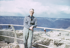 c0 Grandpa Grandy (LaVerne E Grandy) at the Grand Canyon circa 1950's