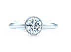For the girl with more modern tastes, the Tiffany Bezet boasts a streamlined bezel setting. For the girl with more modern tastes, the Tiffany Bezet boasts a streamlined bezel setting.